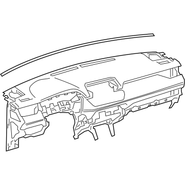 Toyota 55401-42010-C9 Pad Sub-Assembly, INSTRU