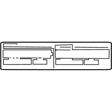 Toyota 88723-47090 A/C Label