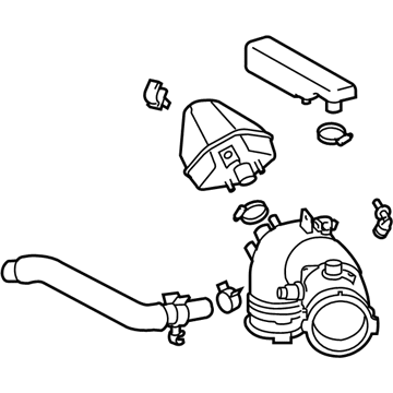 Toyota Highlander Air Intake Coupling - 17880-36020