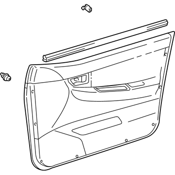 Toyota 67620-02A60-B1 Door Trim Panel