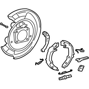 Toyota 46510-02090 Brake Assembly