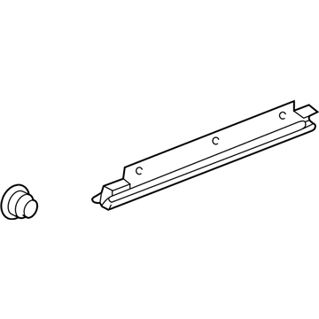 Toyota 75746-AC020-C0 Moulding, Rear Door Outside, Lower LH