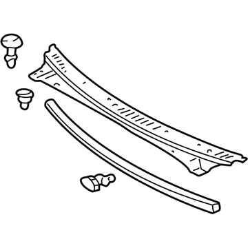 Toyota 55708-0C040 Louver Sub-Assy, Cowl Top Ventilator