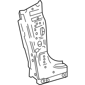 Toyota 61108-47061 Hinge Pillar Reinforcement