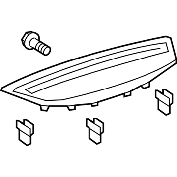 Toyota 55981-06040-E0 Defroster Trim