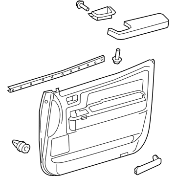 Toyota 67610-0C371-C2 Panel Assembly, Door Trim