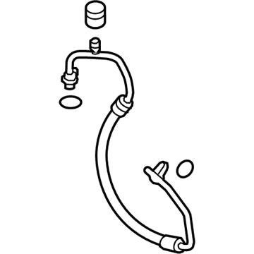 Toyota 88711-WB001 Hose, Discharge