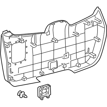 Toyota 64780-48060-B0 Panel Assy, Back Door Trim