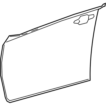 Toyota 67111-F4010 Outer Panel, Passenger Side