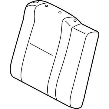 Toyota 71078-AA322-B2 Rear Seat Back Cover, Left (For Separate Type)