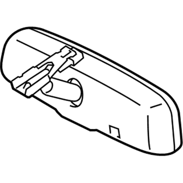 Toyota 87810-0W570 Inner Rear View Mirror Assembly