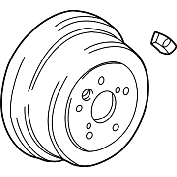 Toyota 42431-28100 Drum