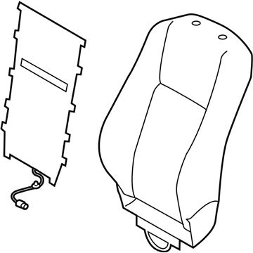 Toyota 71074-0E460-C3 Front Seat Cover Sub-Assembly