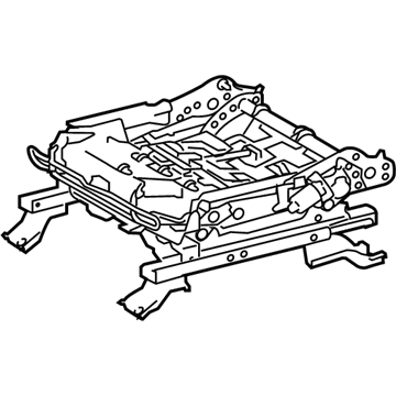 Toyota 72020-0E090 ADJUSTER Assembly, Front Seat