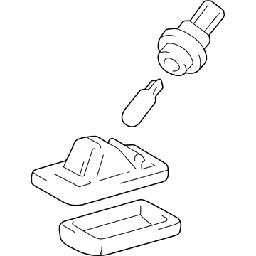 Toyota 81270-30270 License Lamp