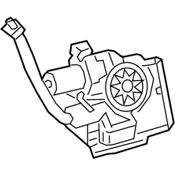 Toyota 69350-42080 Lock Assembly