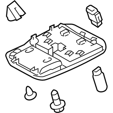 Toyota 63650-0C420-B0 Map Lamp Assembly