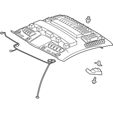 Toyota 63310-0CS40-B1 HEADLINING Assembly, Roof