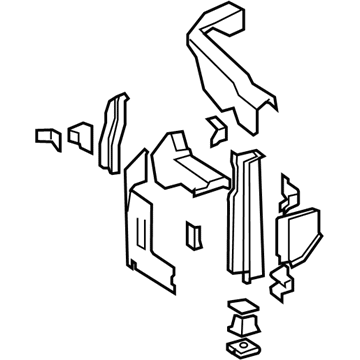 Toyota 53202-60201 Support Sub-Assembly, Ra