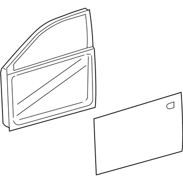 Toyota 67001-07041 Panel Sub-Assembly, Door