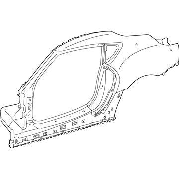 Toyota 61111-WAA01 Outer Uniside