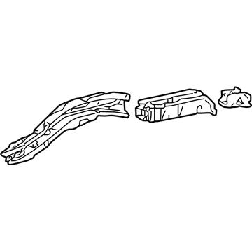 Toyota 57601-42070 Member Sub-Assy, Rear Floor Side, Front RH