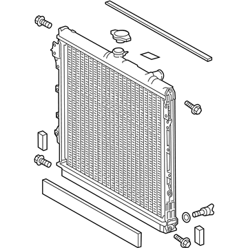 Toyota 16400-0S030 Radiator Assembly