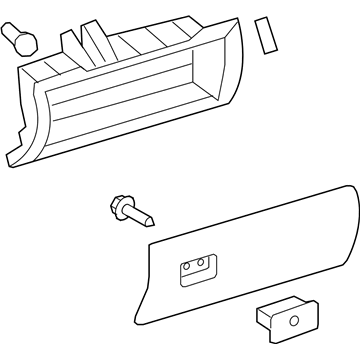 2014 Toyota Sequoia Glove Box - 55320-0C012-B0