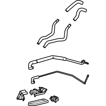 Toyota 88710-08170 Hose & Tube Assembly