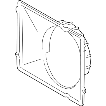 2006 Toyota Tundra Fan Shroud - 16711-0P010