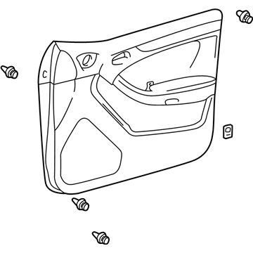 Toyota 67610-35A70-B2 Board Sub-Assy, Front Door Trim, RH