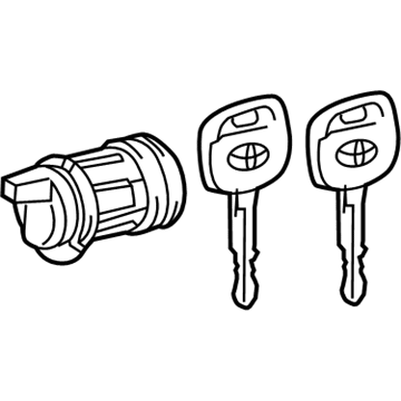 Toyota 69056-0C020 Cylinder & Keys