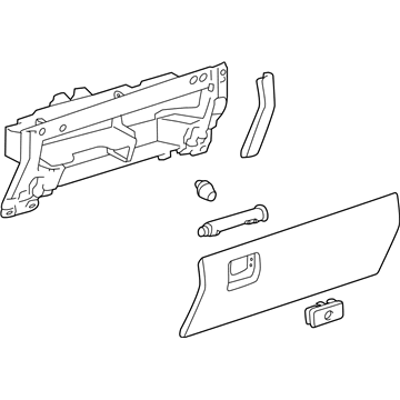 Toyota 55320-0C030-C1 Glove Box Assembly