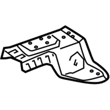 Toyota 58107-17011 Reinforcement, Parking Brake Base