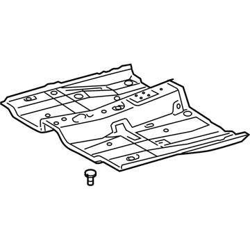 Toyota 58111-17051 Front Floor Pan