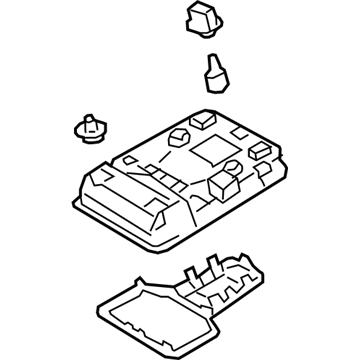 Toyota 81208-47070-B0 Lamp Sub-Assembly, Map