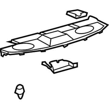 Toyota 64330-AA150-A1 Panel Assy, Package Tray Trim