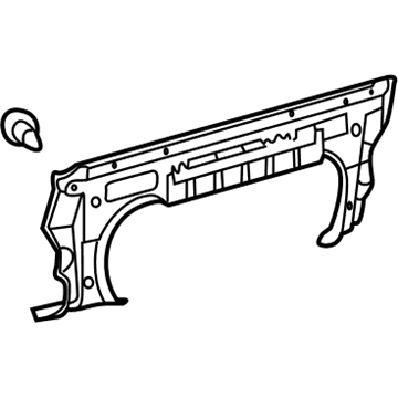 Toyota 64271-AA040-C0 Partition Panel