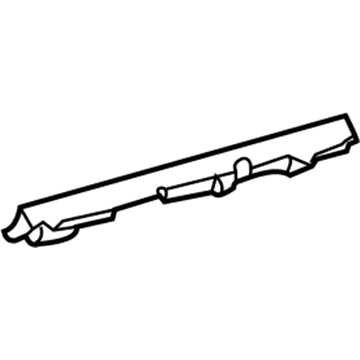 Toyota 64727-AA011 Pad, Luggage Compartment Trim, Inner