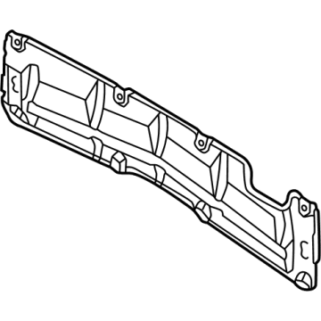 Toyota 64142-0C020 SILENCER, BACK PANEL