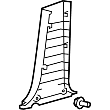 Toyota 62414-AC040-B2 Garnish, Center Pillar, Lower LH