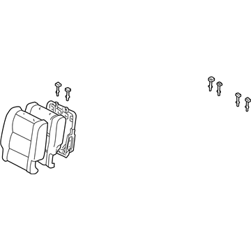 Toyota 71480-0C040-B0 Back Assembly, Rear Seat, RH