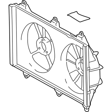 Toyota 16711-20120 Fan Shroud