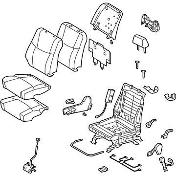 Toyota 71100-07320-A0 Seat Assembly