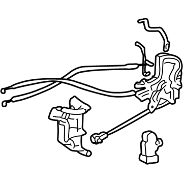 Toyota 69304-0C010 Front Door Lock Sub-Assembly