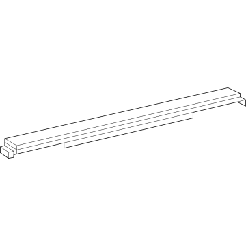 Toyota 75554-48100 MOULDING, Roof Drip