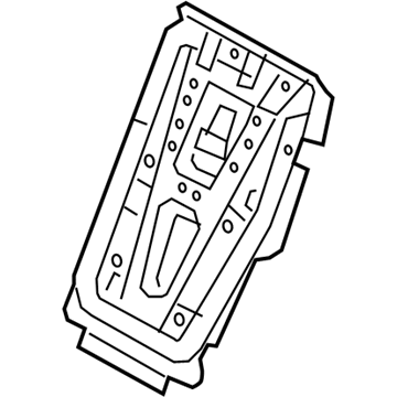 Toyota 71018-12480 Frame Sub-Assembly, Rear Seat