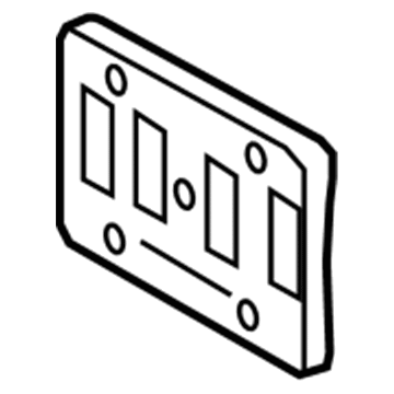 Toyota 75101-0T010 License Panel