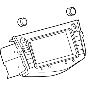 Toyota 86120-12C00 Display Unit