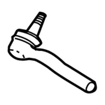 Toyota 45047-69115 Tie Rod End Sub-Assembly, Left